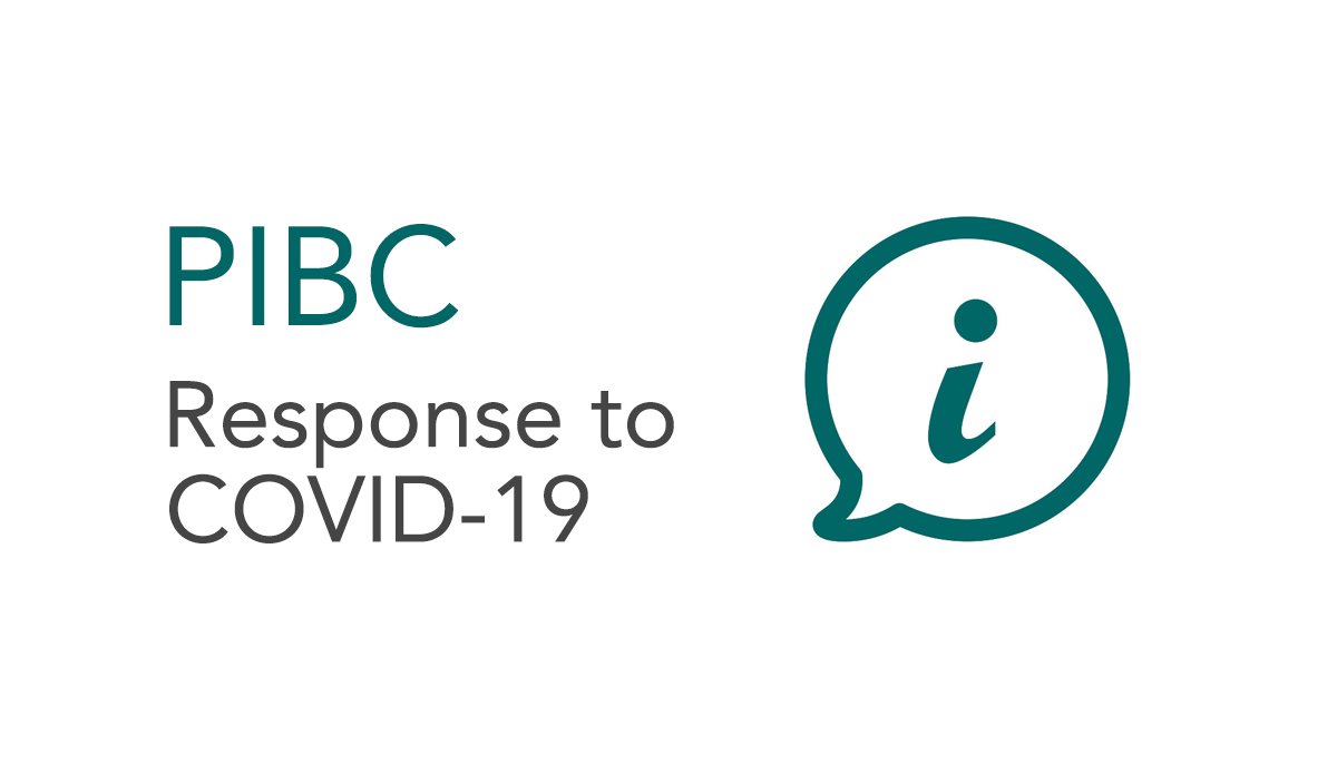 PIBC Response to COVID-19